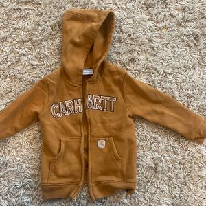 Carhartt zip up hoodie. Boys 3T. Like New